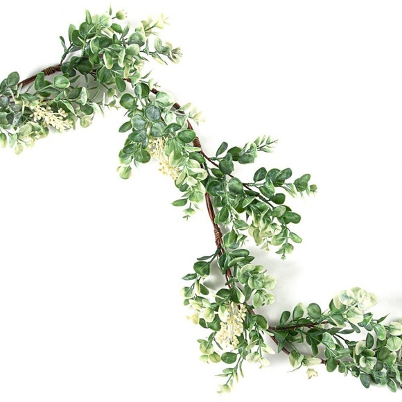 NWT Seeded Baby Eucalyptus Garland 4 Ft - Picture 1 of 4